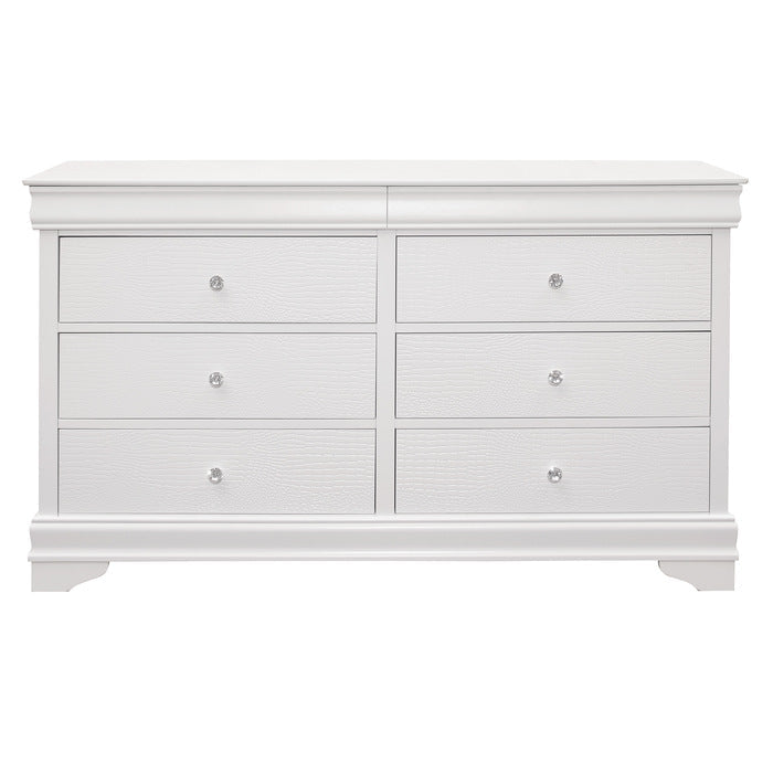 Lana White Dresser - Ornate Home