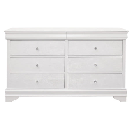 Lana White Dresser - Ornate Home