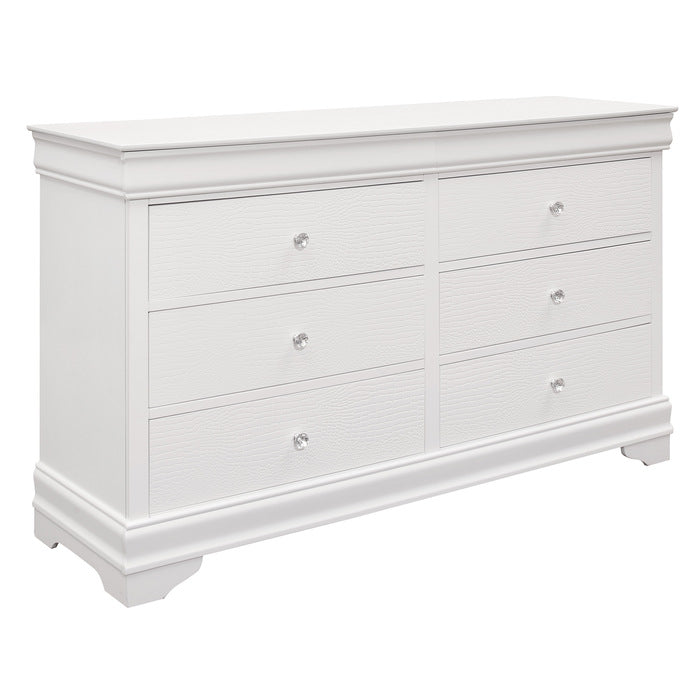 Lana White Dresser - Ornate Home