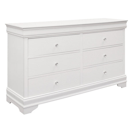 Lana White Dresser - Ornate Home