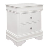 Lana White Nightstand - Ornate Home
