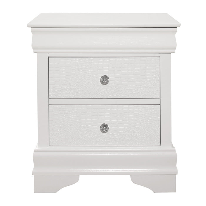 Lana White Nightstand - Ornate Home
