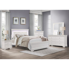 Lana White Nightstand - Ornate Home
