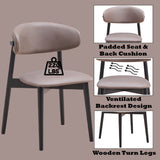 Lanae Gray Side Chair (Set of 2) - Ornate Home