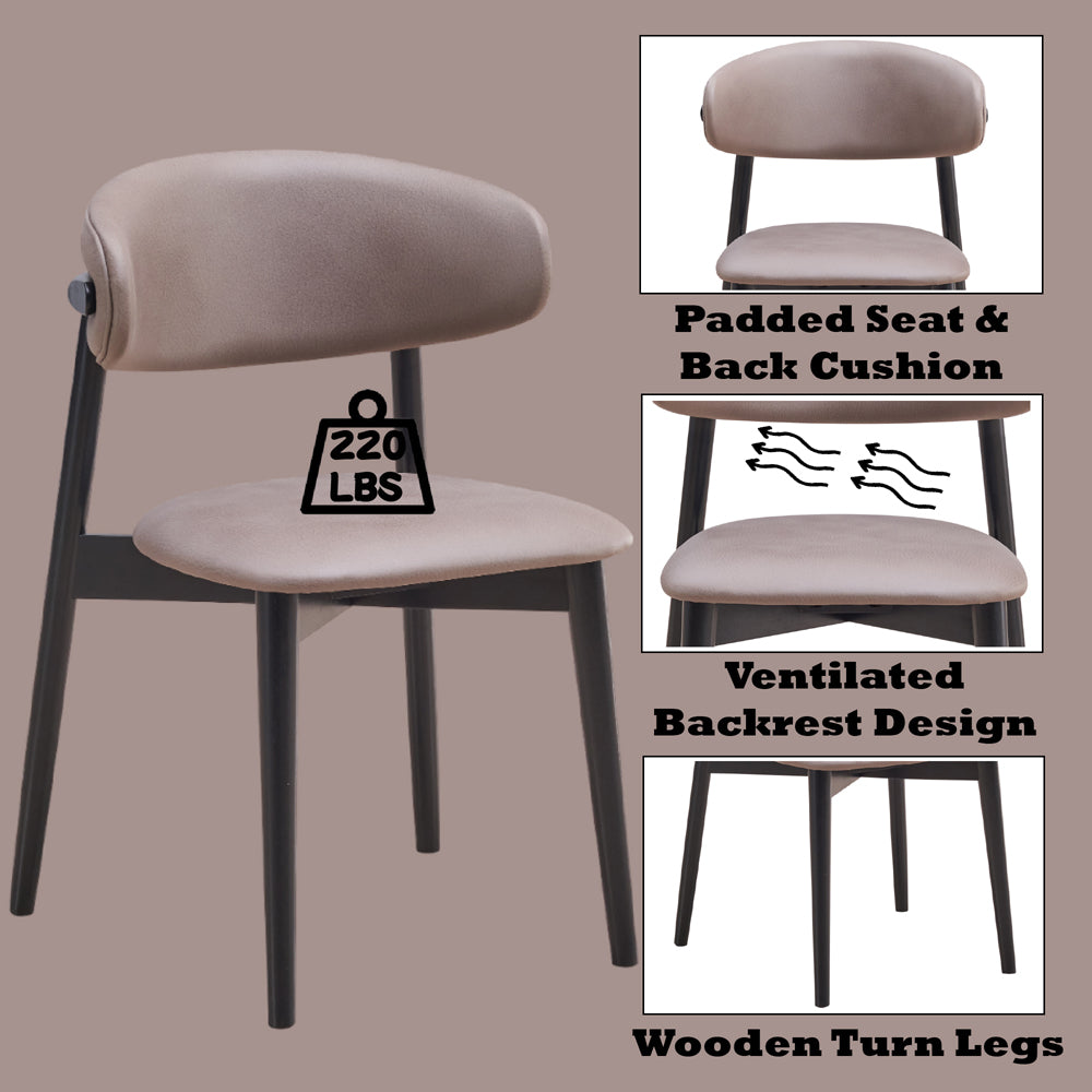 Lanae Gray Side Chair (Set of 2) - Ornate Home