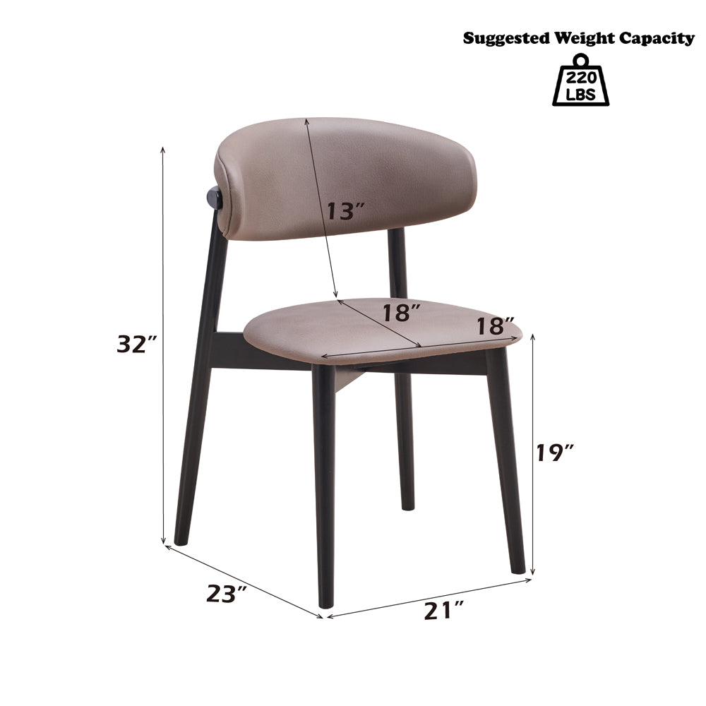 Lanae Gray Side Chair (Set of 2) - Ornate Home