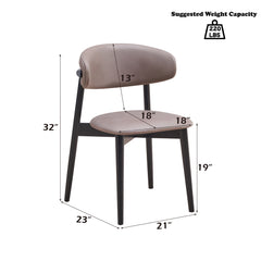 Lanae Gray Side Chair (Set of 2) - Ornate Home