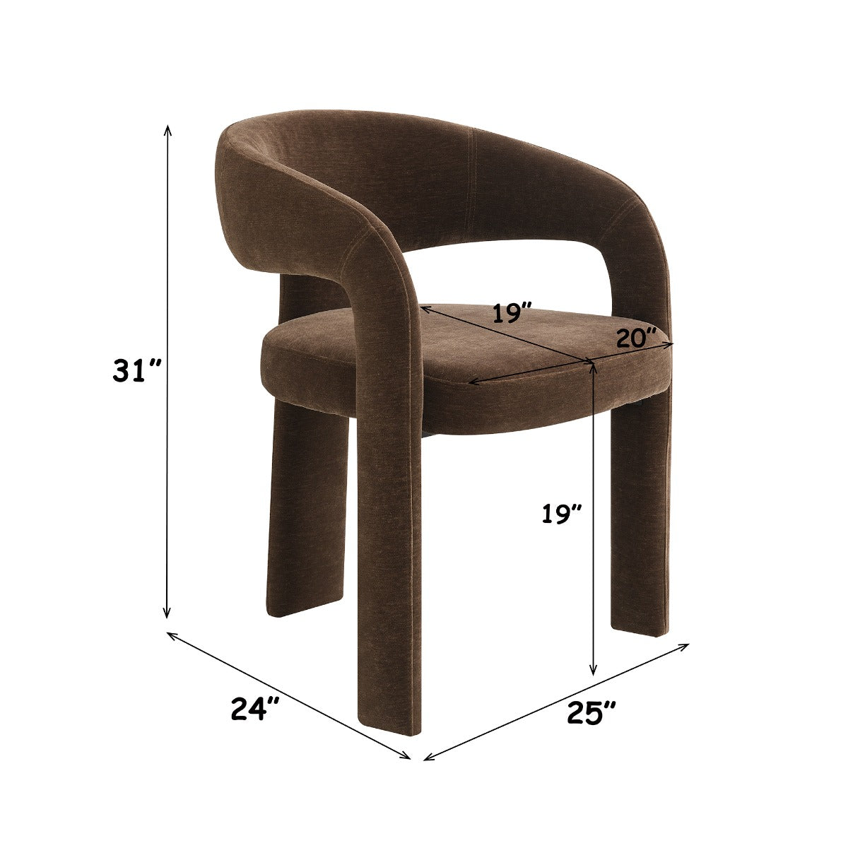 Lanai Brown Arm Chair (Set-2) - Ornate Home