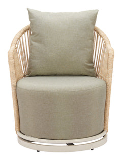 Lanai Multicolor Outdoor Swivel Chair - Ornate Home