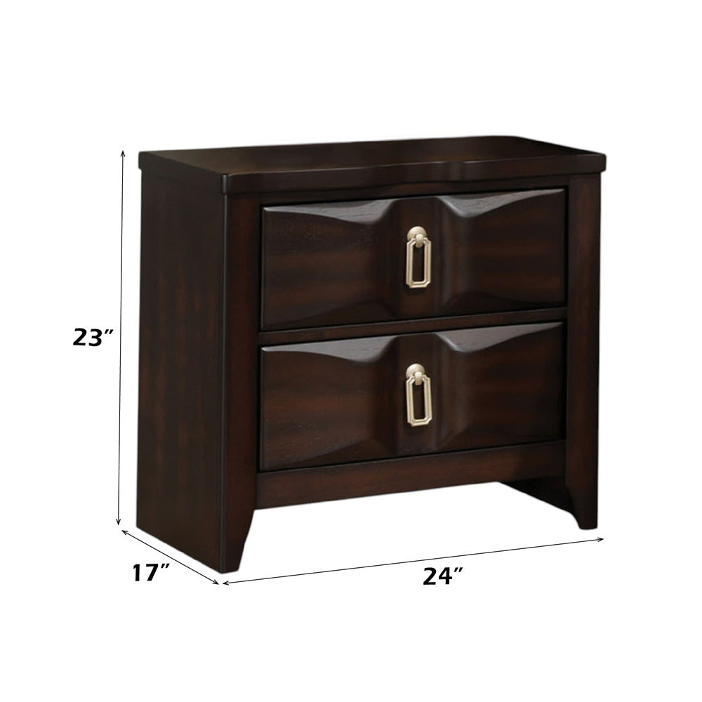 Lancaster Espresso Nightstand - Ornate Home