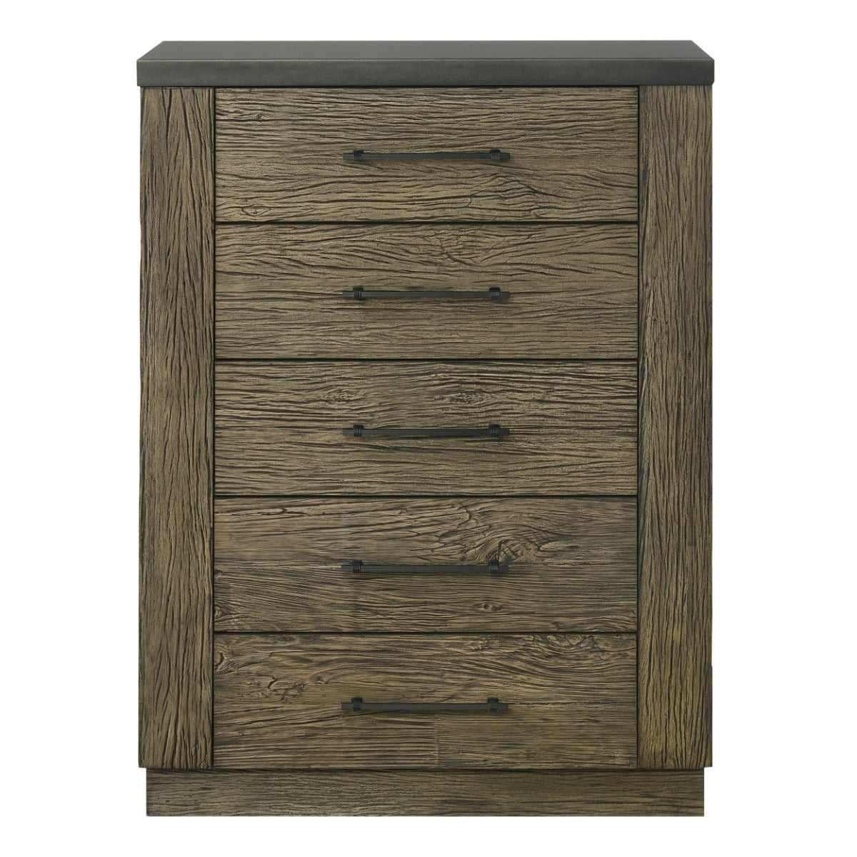 Lance Distressed Oak Chest - Ornate Home