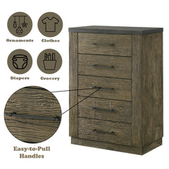 Lance Distressed Oak Chest - Ornate Home