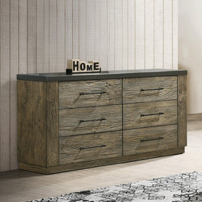 Lance Distressed Oak Dresser - Ornate Home
