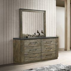 Lance Distressed Oak Dresser - Ornate Home