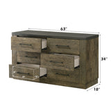 Lance Distressed Oak Dresser - Ornate Home