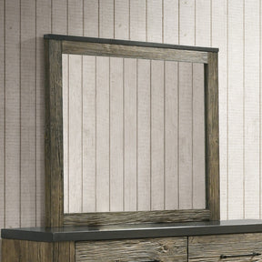 Lance Distressed Oak Mirror - Ornate Home