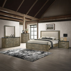 Lance Distressed Oak Nightstand - Ornate Home