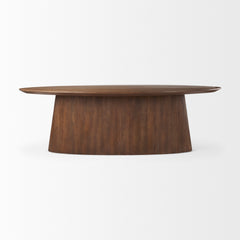 Lance Medium Brown Oval Dining Table - Ornate Home