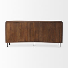 Lance Medium Brown Solid Wood Sideboard - Ornate Home
