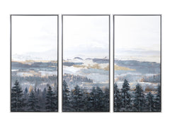 Land For Days Blue/Natural Canvas - Ornate Home