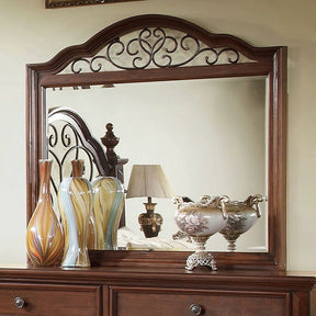 Landaluce Antique Dark Oak Mirror - Ornate Home