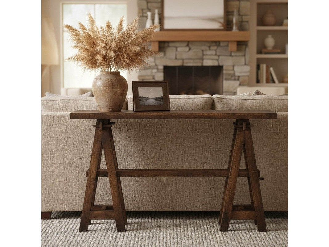Landau Brown Console Table - Ornate Home