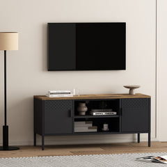 Landen 47" TV Stand in Black - Ornate Home