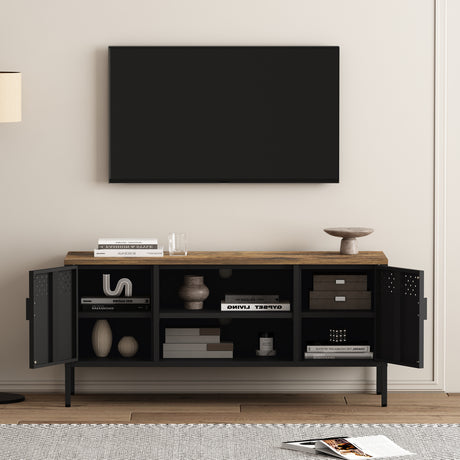 Landen 47" TV Stand in Black - Ornate Home