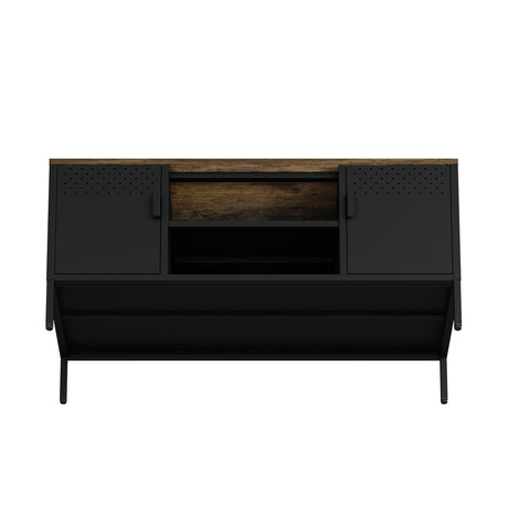 Landen 47" TV Stand in Black - Ornate Home