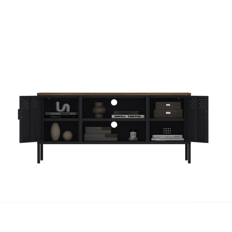 Landen 47" TV Stand in Black - Ornate Home