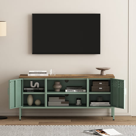 Landen 47" TV Stand in Green - Ornate Home