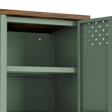 Landen 47" TV Stand in Green - Ornate Home