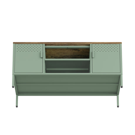 Landen 47" TV Stand in Green - Ornate Home