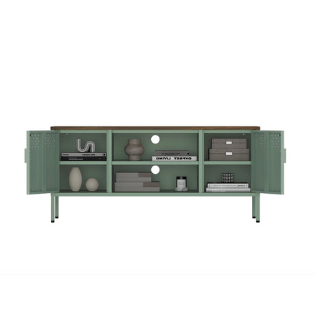 Landen 47" TV Stand in Green - Ornate Home