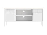 Landen 47" TV Stand in White - Ornate Home