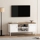 Landen 47" TV Stand in White - Ornate Home
