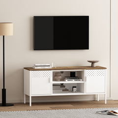 Landen 47" TV Stand in White - Ornate Home
