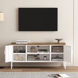 Landen 47" TV Stand in White - Ornate Home