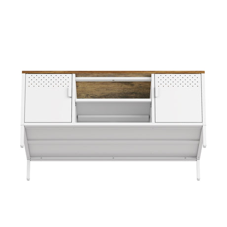 Landen 47" TV Stand in White - Ornate Home