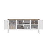Landen 47" TV Stand in White - Ornate Home