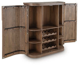Landermont Medium Brown Bar Cabinet (Online Special Price) - Ornate Home