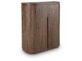 Landermont Medium Brown Bar Cabinet - Ornate Home