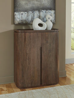 Landermont Medium Brown Bar Cabinet - Ornate Home