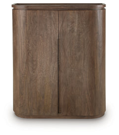 Landermont Medium Brown Bar Cabinet - Ornate Home