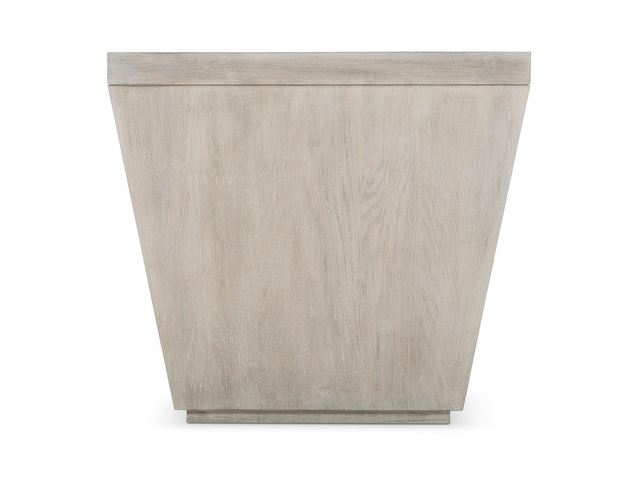 Landers Cerused Greige Side Table - Ornate Home