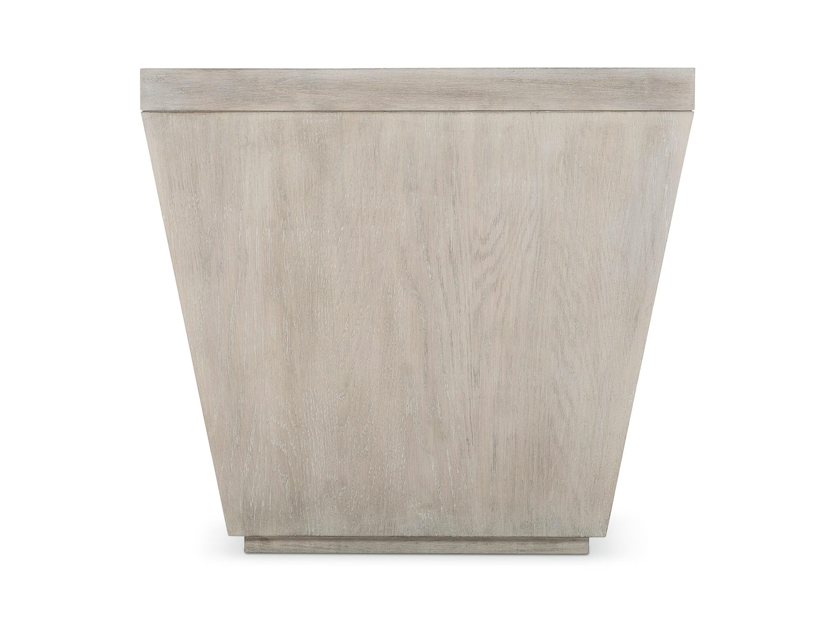 Landers Cerused Greige Side Table - Ornate Home