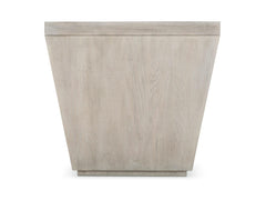 Landers Cerused Greige Side Table - Ornate Home
