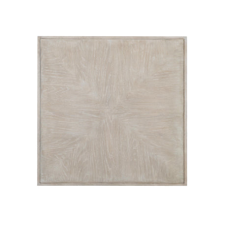 Landers Cerused Greige Side Table - Ornate Home