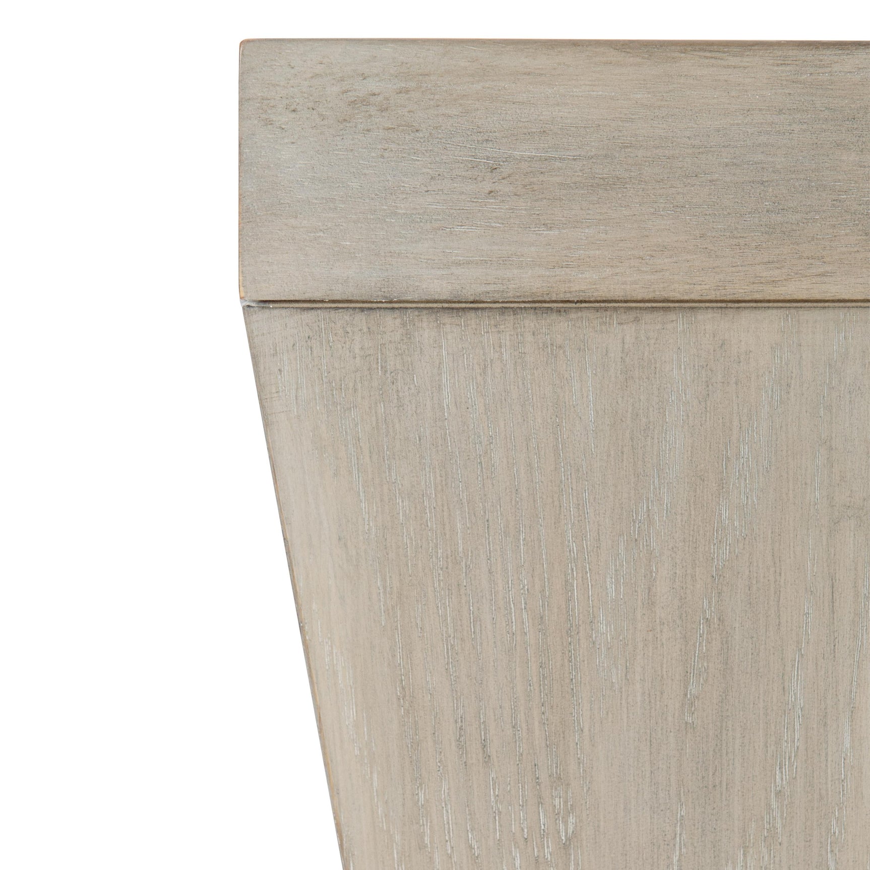 Landers Cerused Greige Side Table - Ornate Home