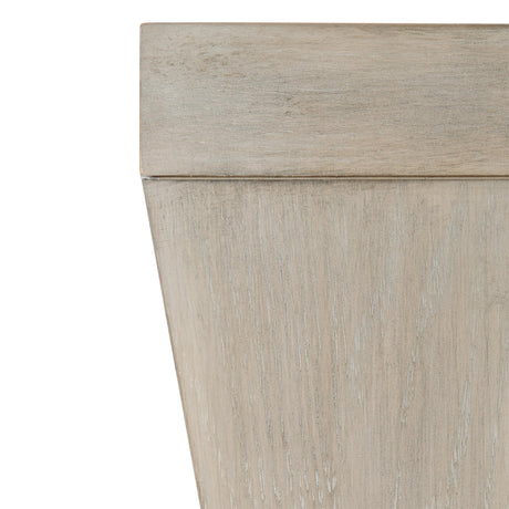 Landers Cerused Greige Side Table - Ornate Home